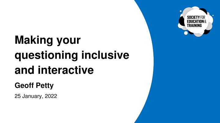 making your questioning inclusive and interactive