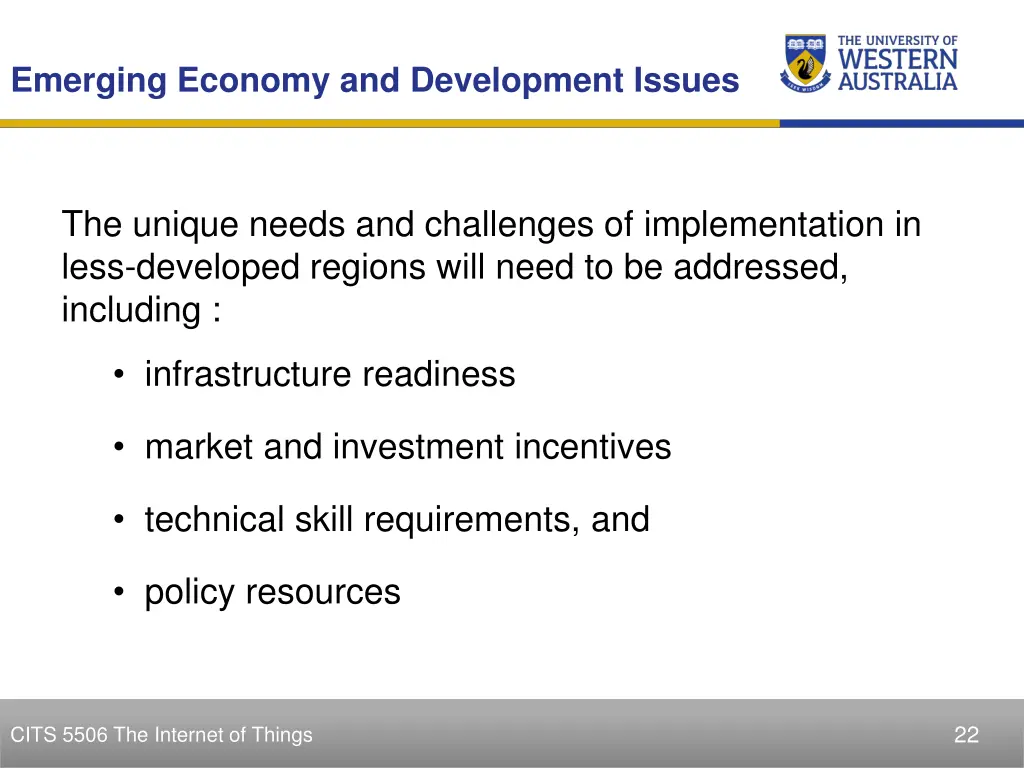 emerging economy and development issues 1