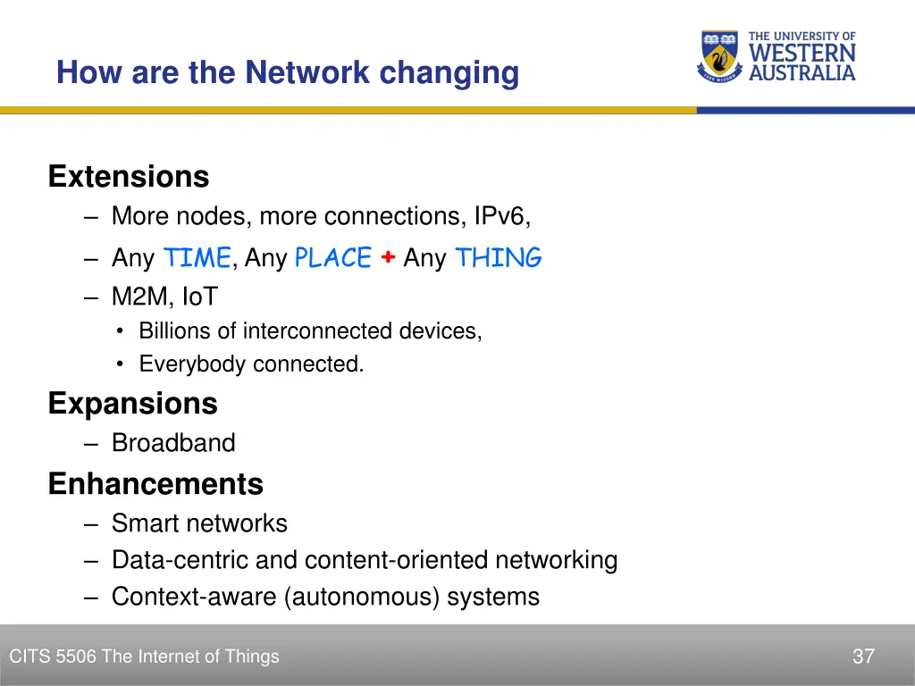 how are the network changing