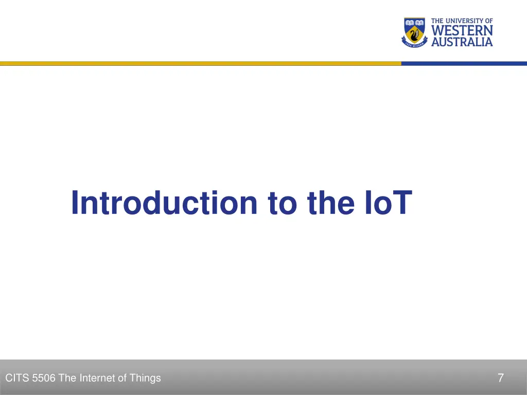 introduction to the iot