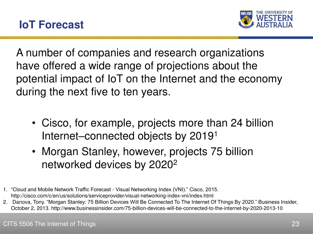 iot forecast