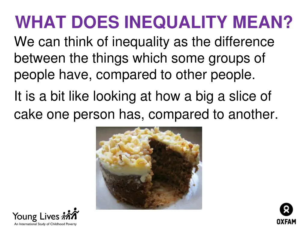 what does inequality mean we can think