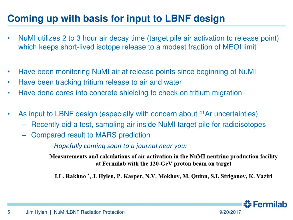 coming up with basis for input to lbnf design