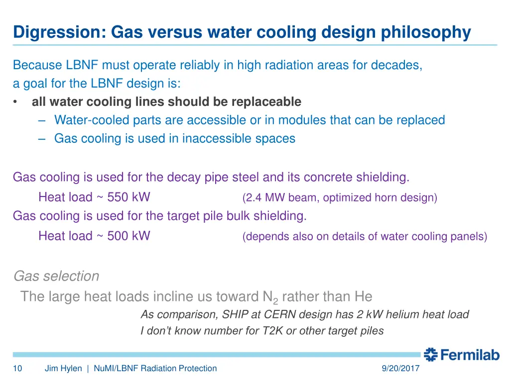 digression gas versus water cooling design