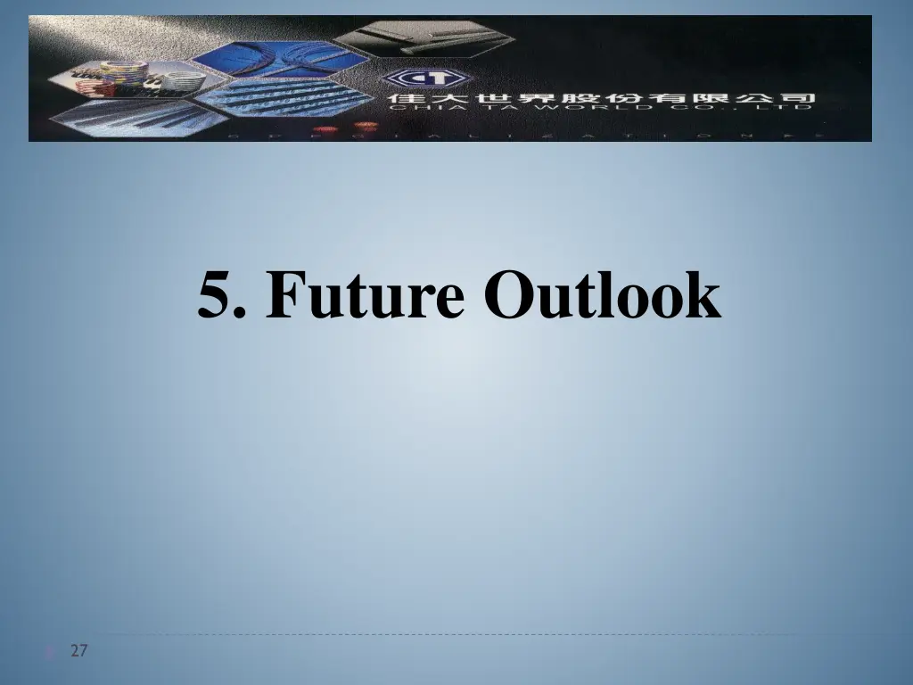 5 future outlook