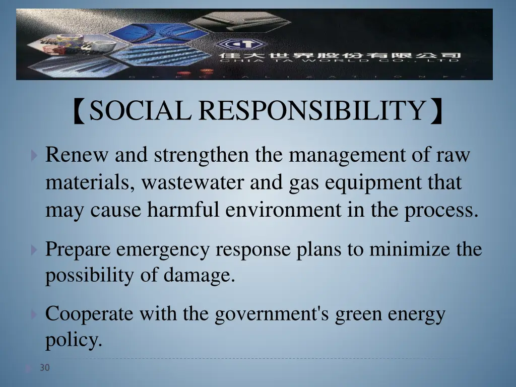 social responsibility