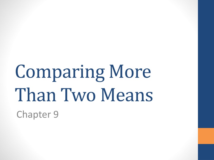 comparing more than two means chapter 9