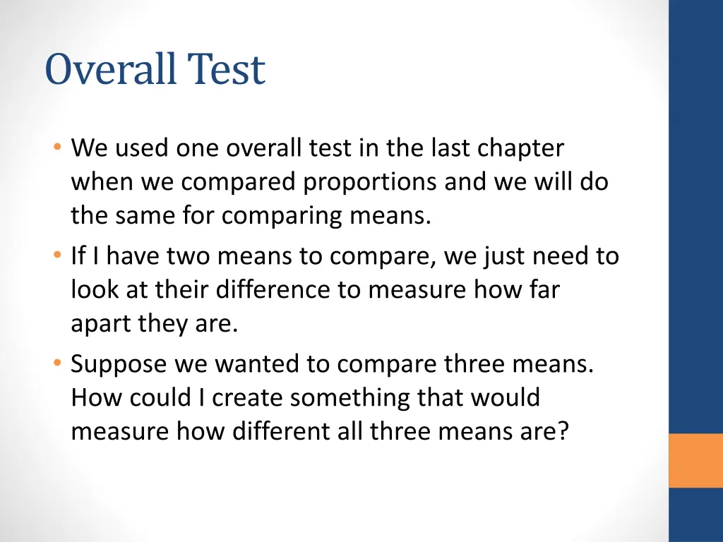 overall test