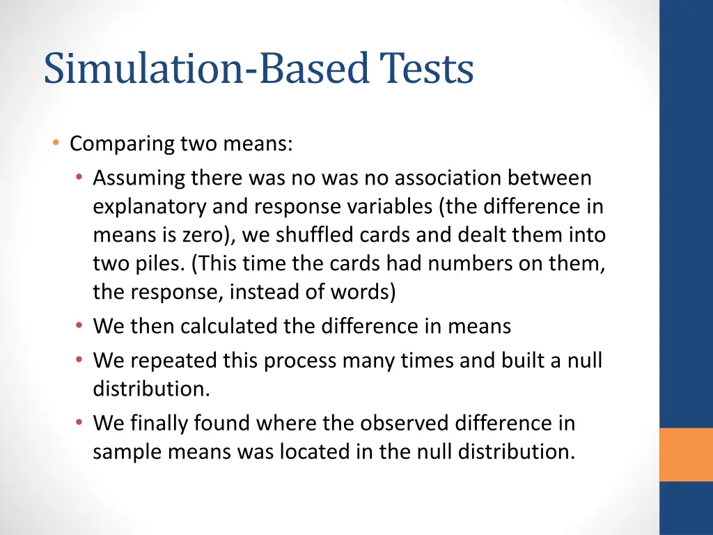 simulation based tests 1