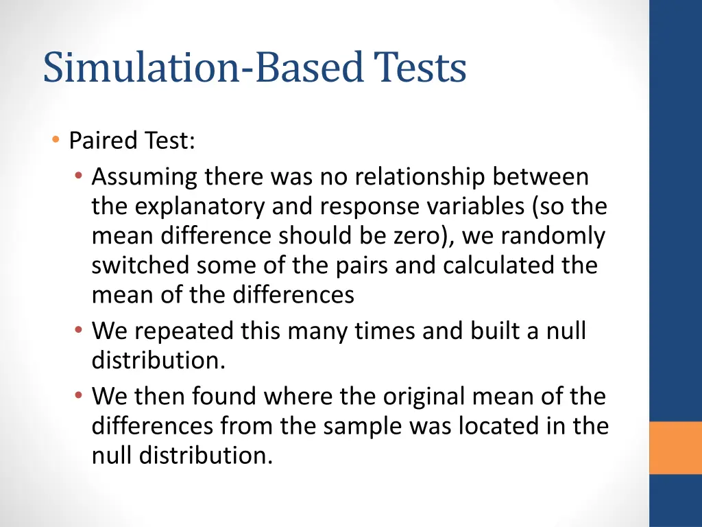 simulation based tests 2