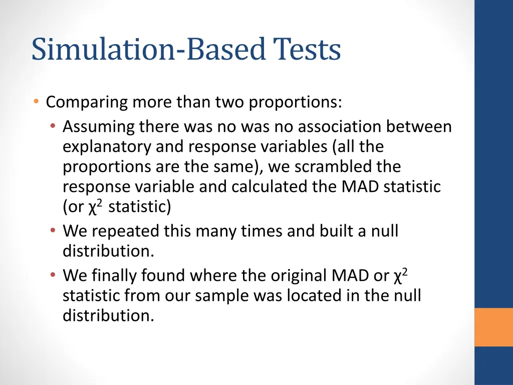 simulation based tests 3