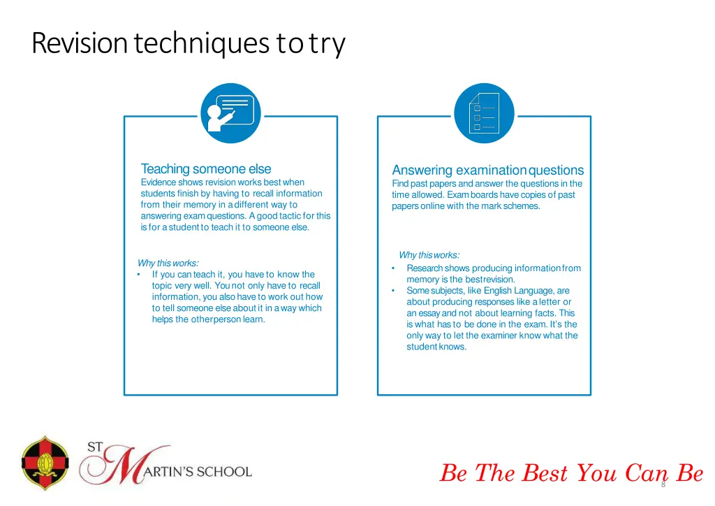 revision techniques totry 2