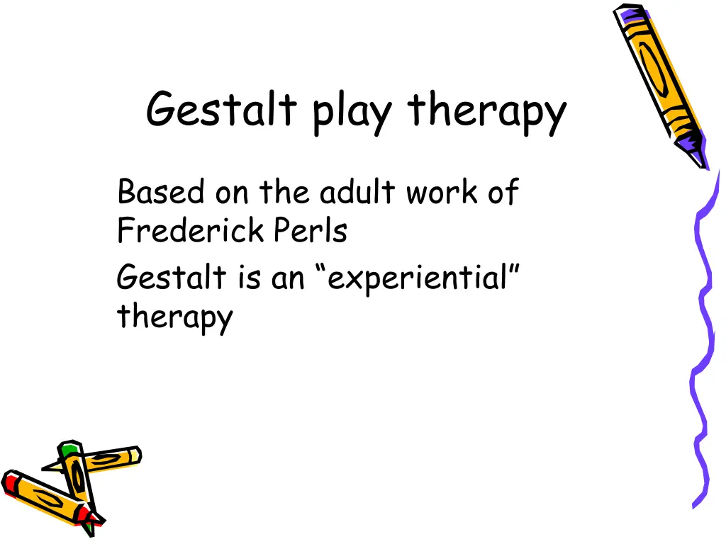 gestalt play therapy