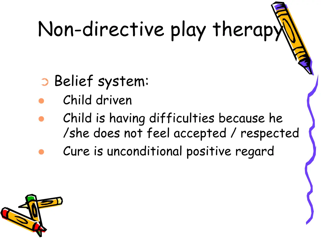 non directive play therapy