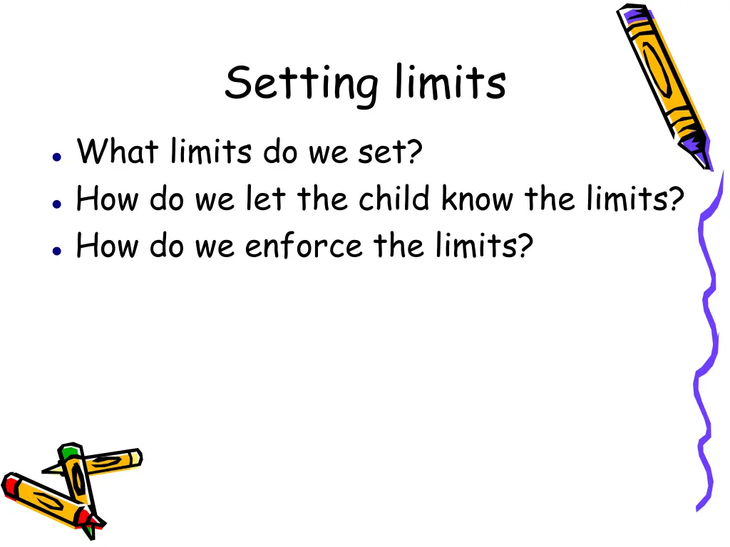 setting limits