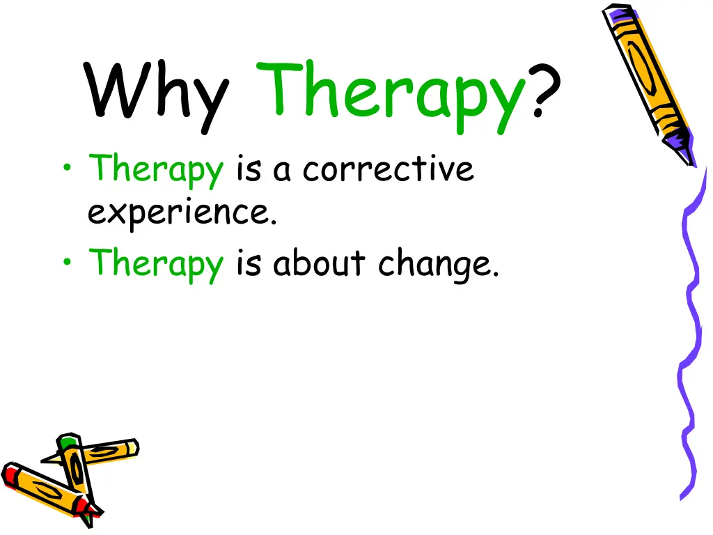 why therapy therapy is a corrective experience