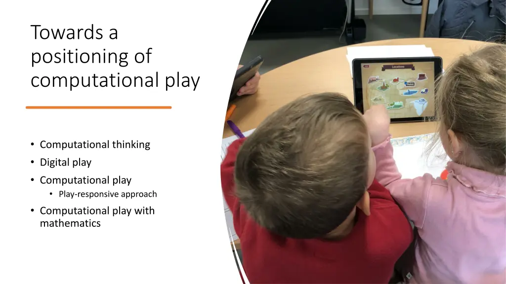 towards a positioning of computational play