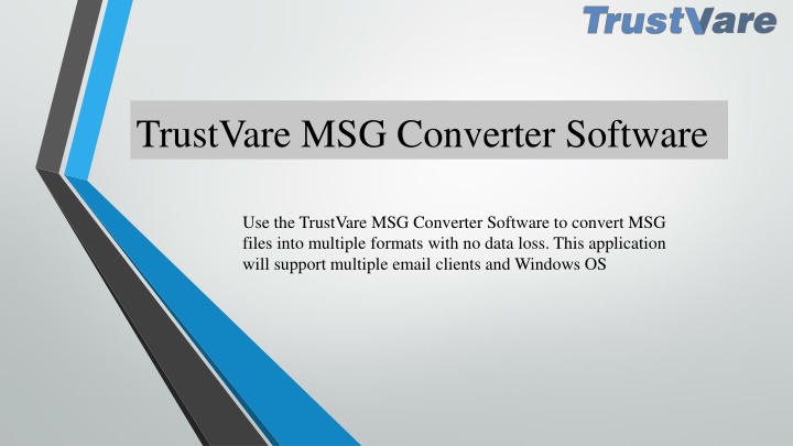 trustvare msg converter software