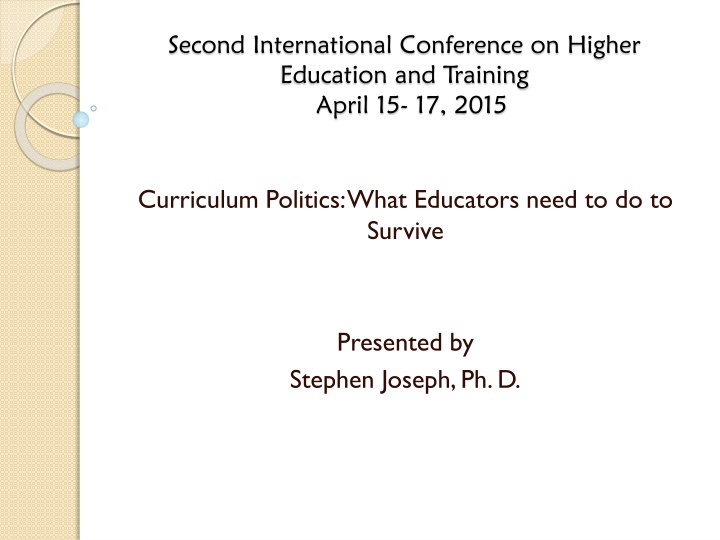 second international conference on higher