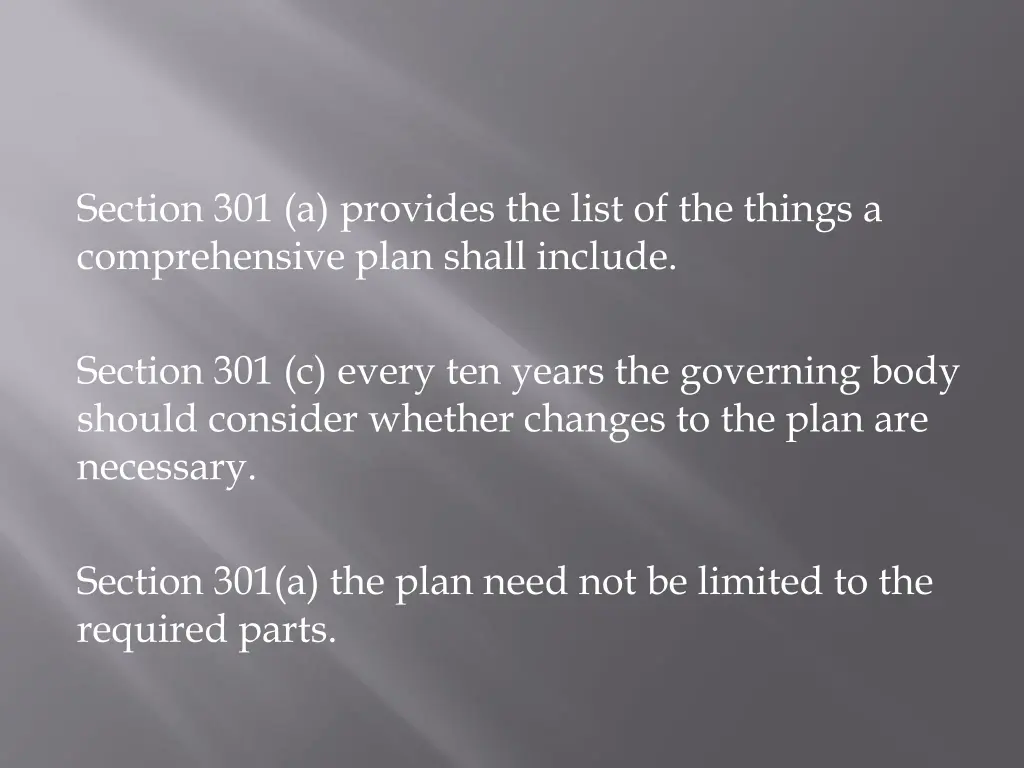 section 301 a provides the list of the things