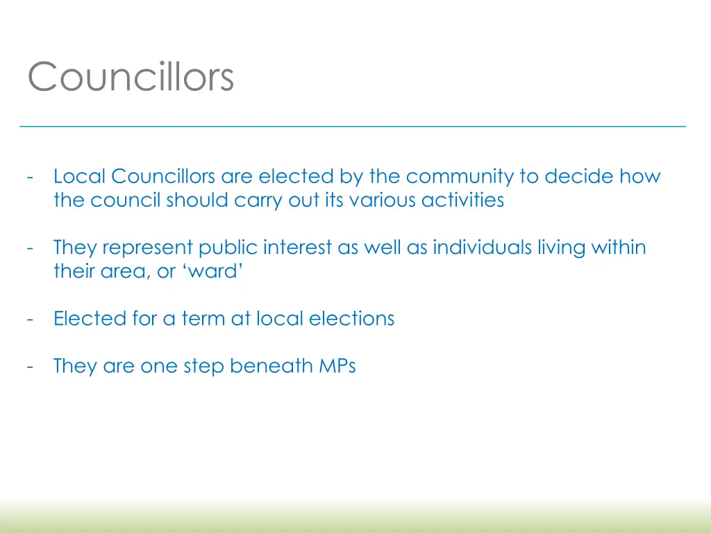 councillors