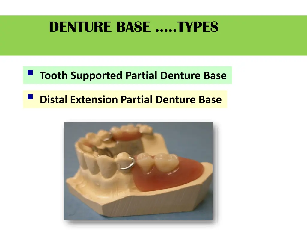 denture base types