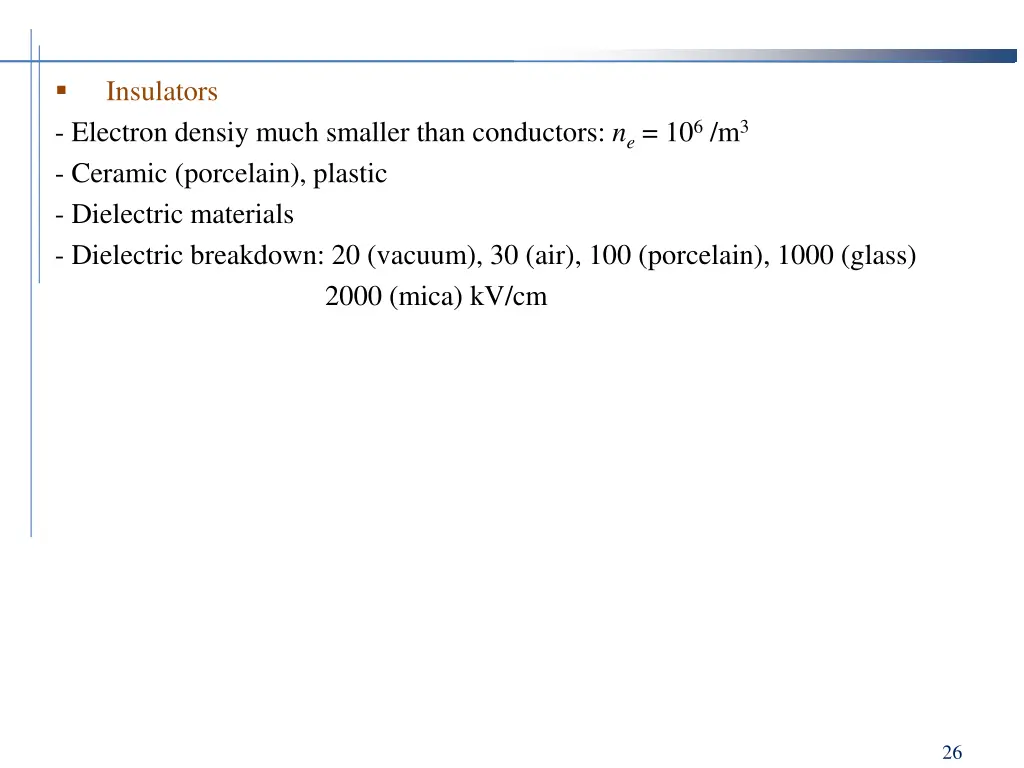 insulators