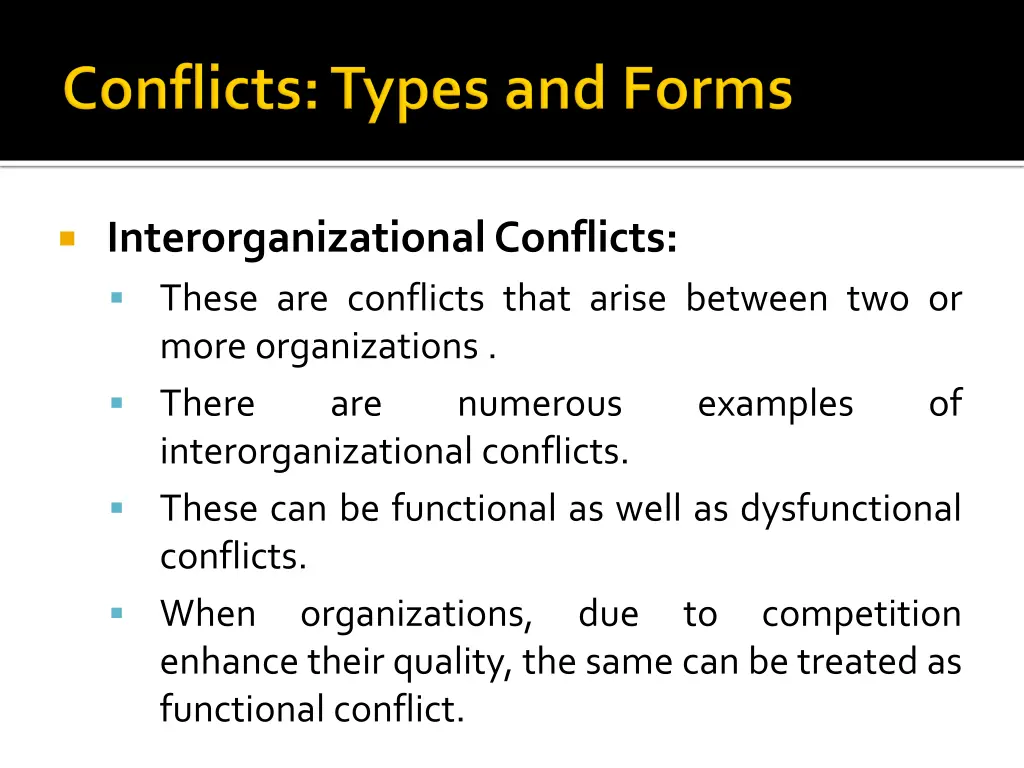 interorganizationalconflicts these are conflicts