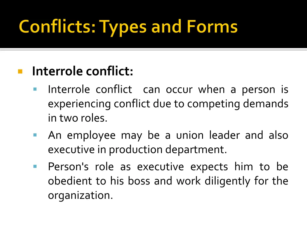 interrole conflict interrole conflict