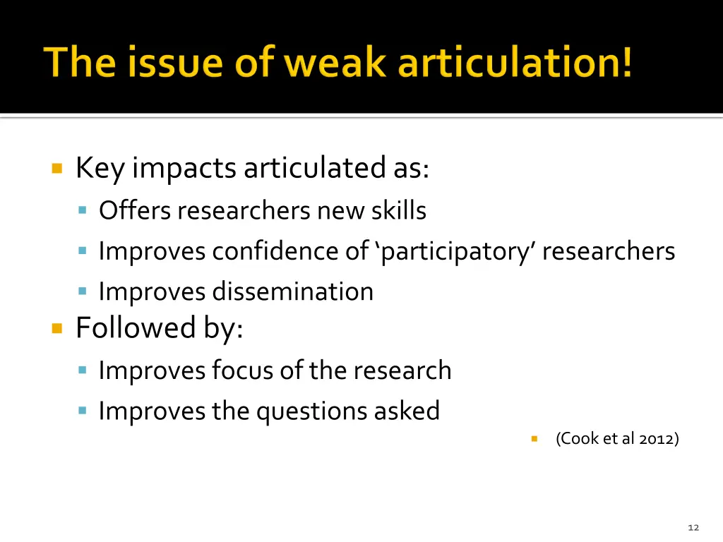 key impacts articulated as offers researchers