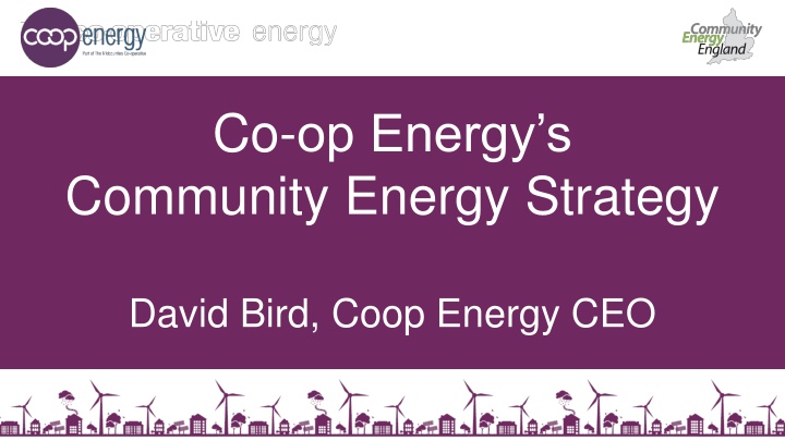 co op energy s community energy strategy