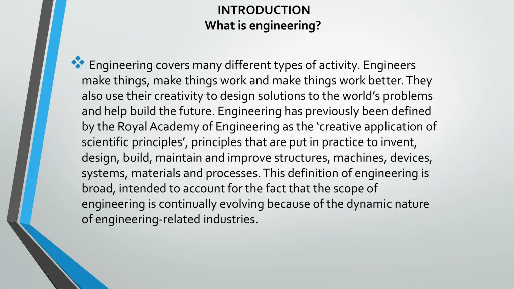 introduction what is engineering