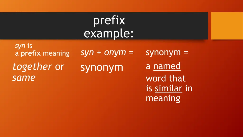 prefix example 1