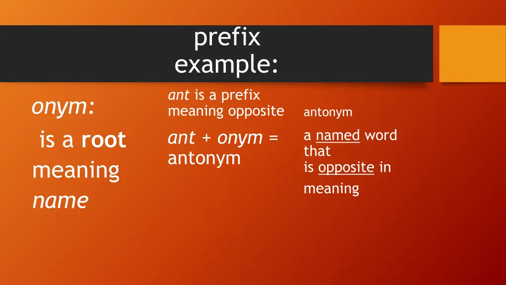 prefix example