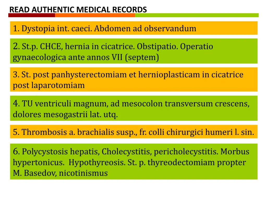 read authentic medical records 1