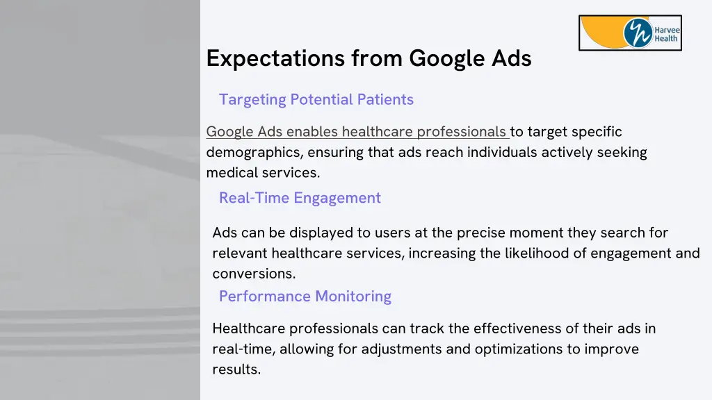 expectations from google ads