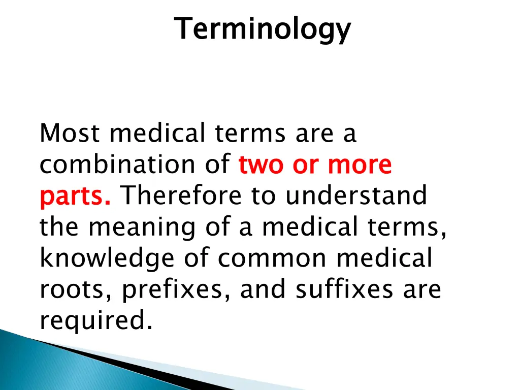 terminology