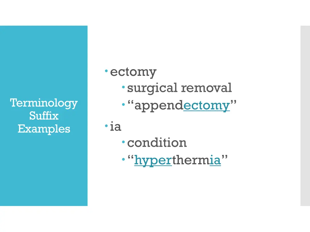 ectomy surgical removal append ectomy