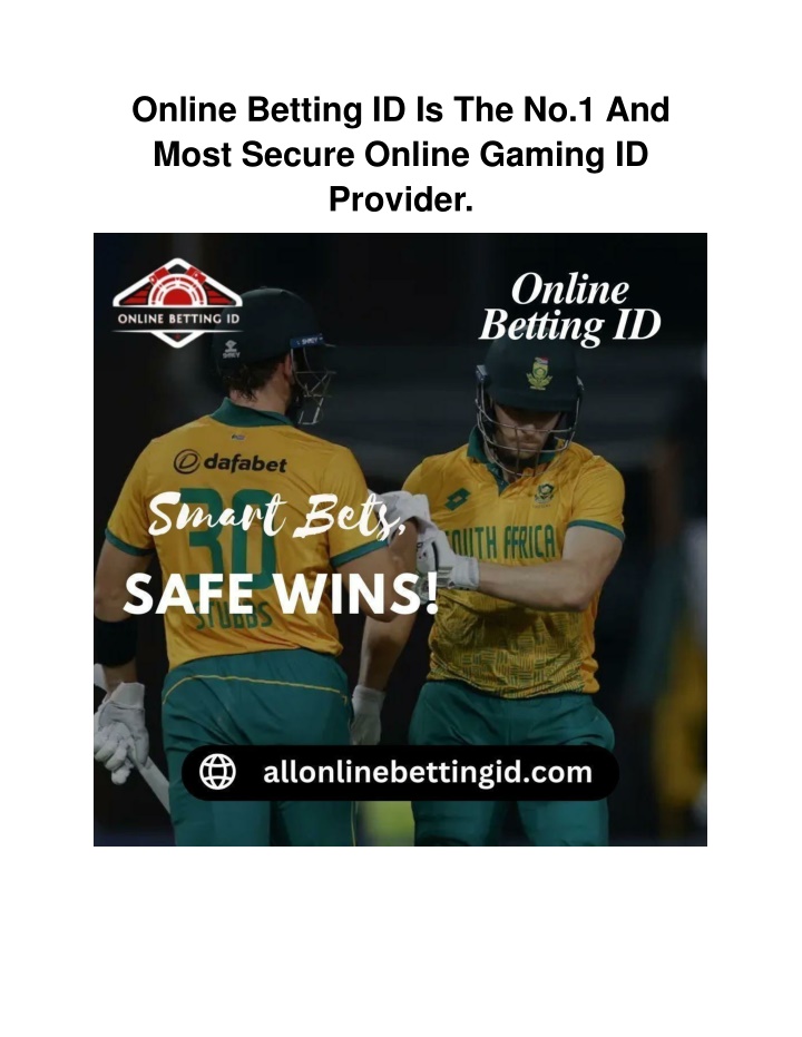 online betting id is the no 1 and most secure