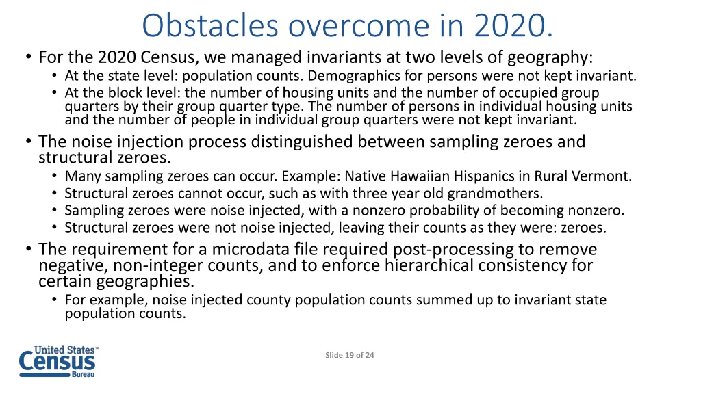 obstacles overcome in 2020 for the 2020 census