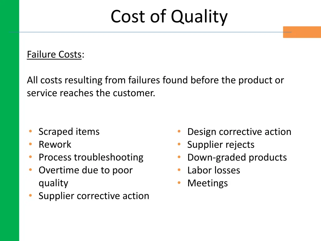 cost of quality 2