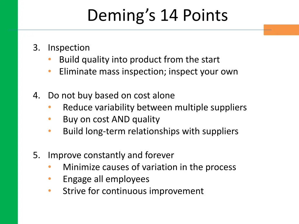 deming s 14 points 1