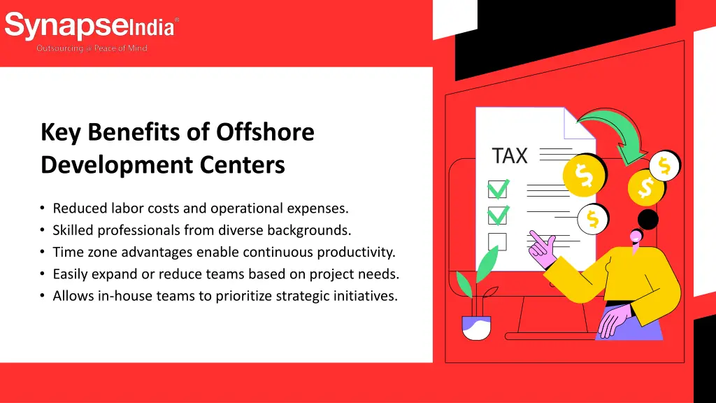 key benefits of offshore development centers