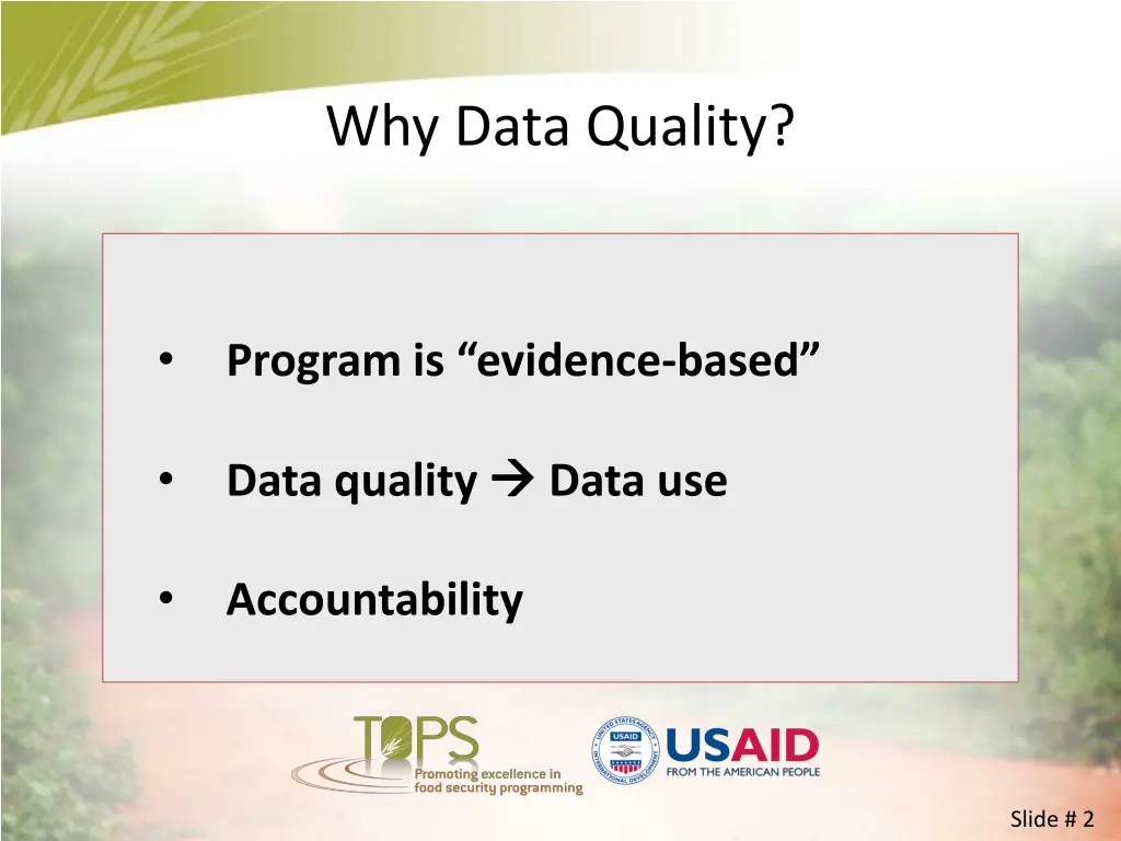 why data quality