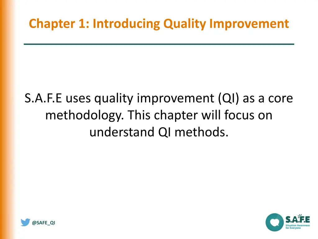 chapter 1 introducing quality improvement