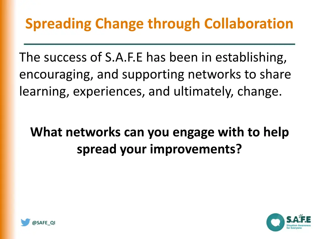 spreading change through collaboration