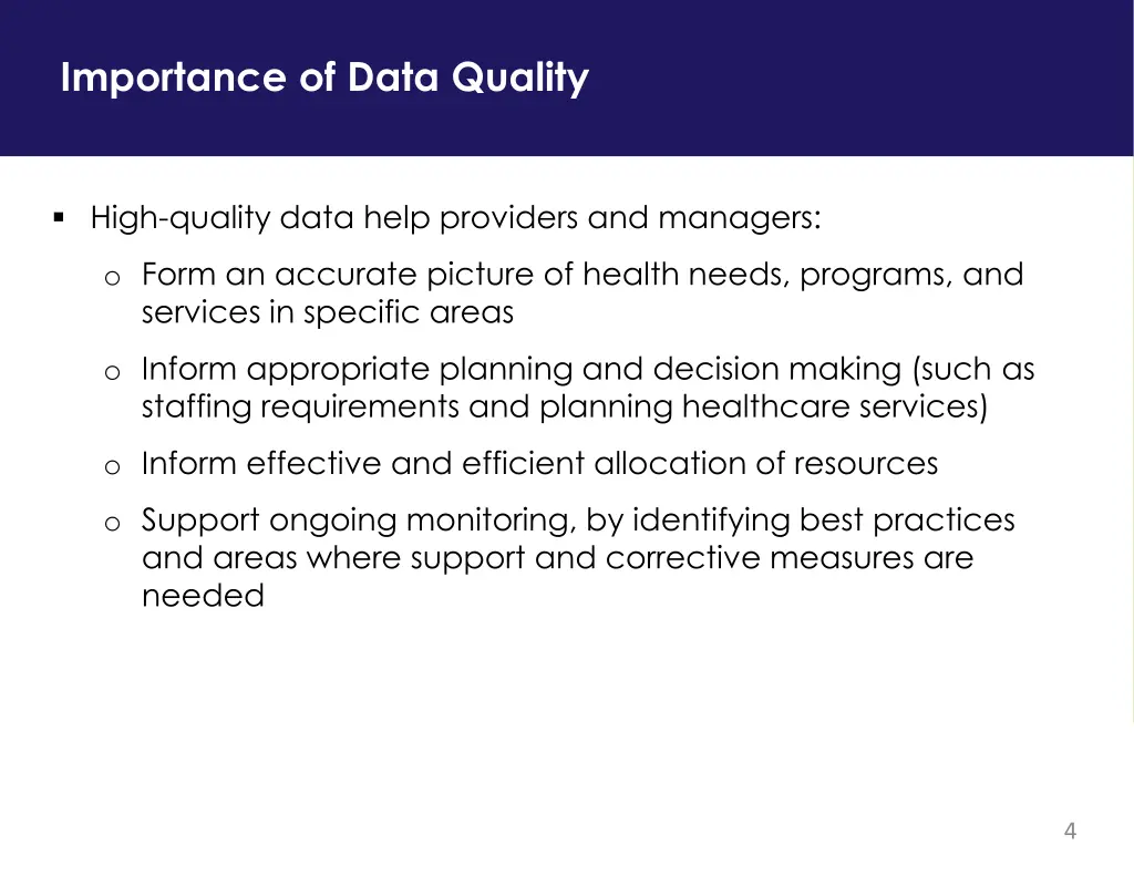 importance of data quality