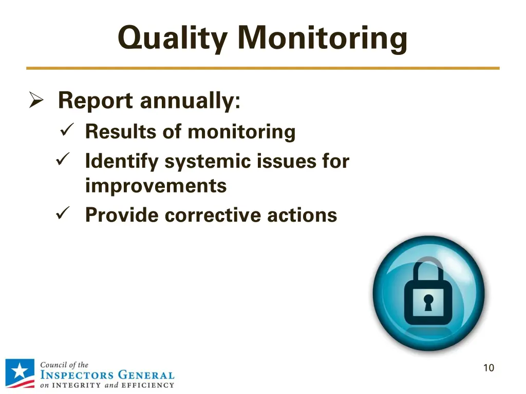 quality monitoring 1