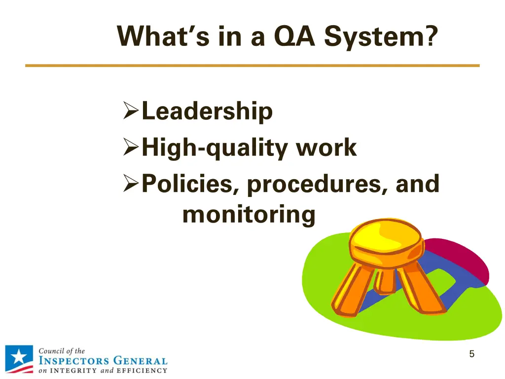 what s in a qa system