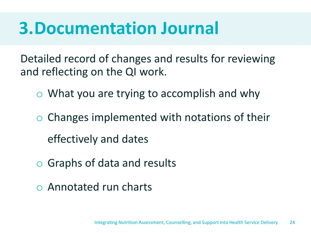 3 documentation journal